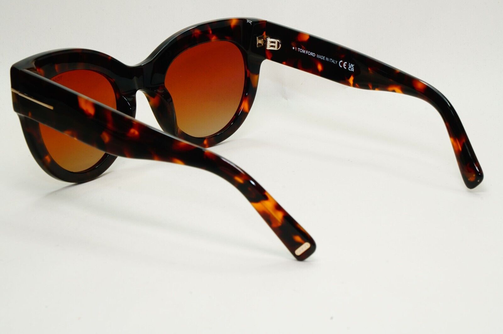 Tom Ford Sunglasses Lucilla Brown Tortoiseshel Gold FT1063 TF 1063 52T 51mm