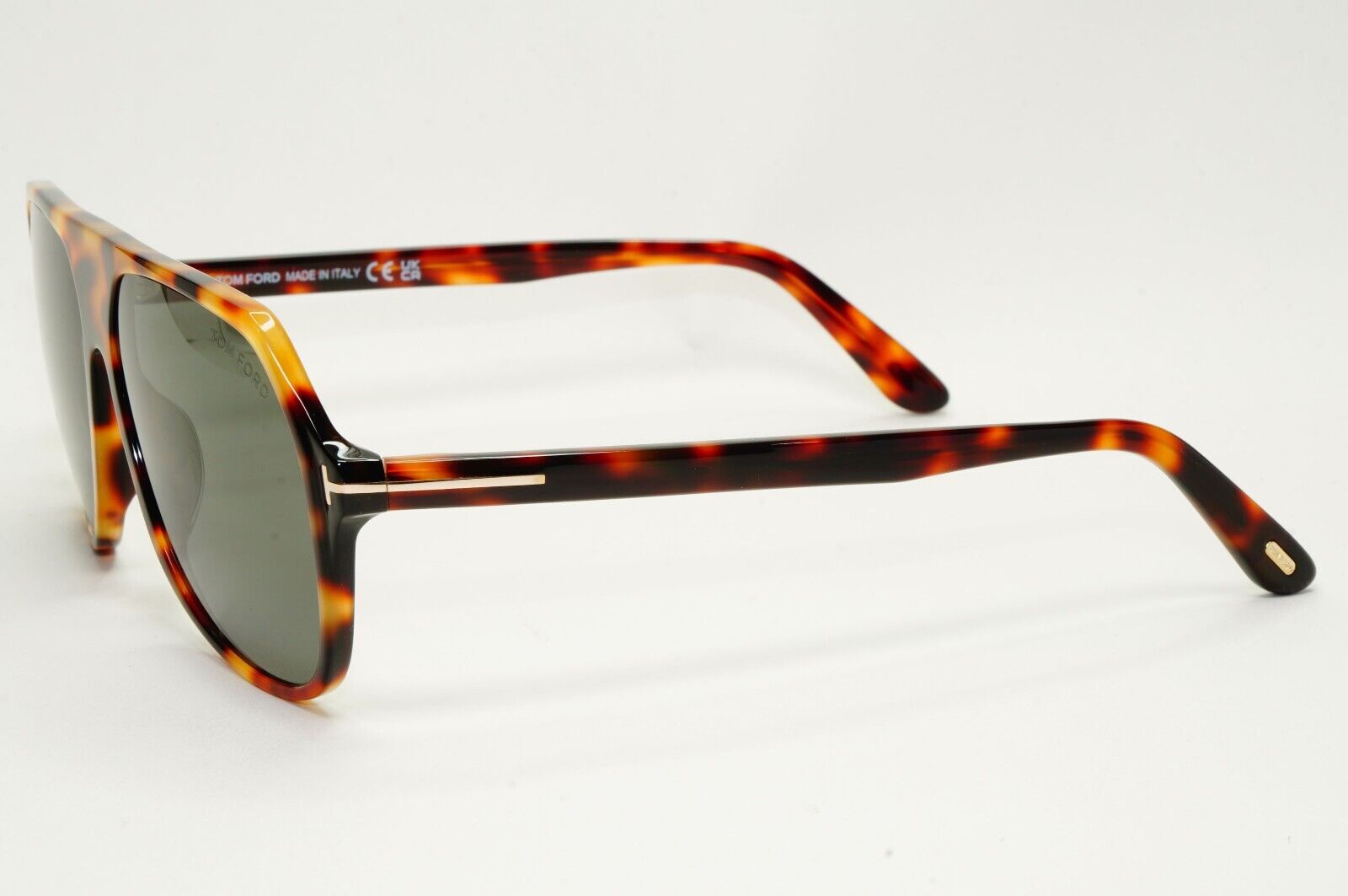 Tom Ford Sunglasses Hayes Brown Tortoiseshell Green Square FT0934 TF 934 53N