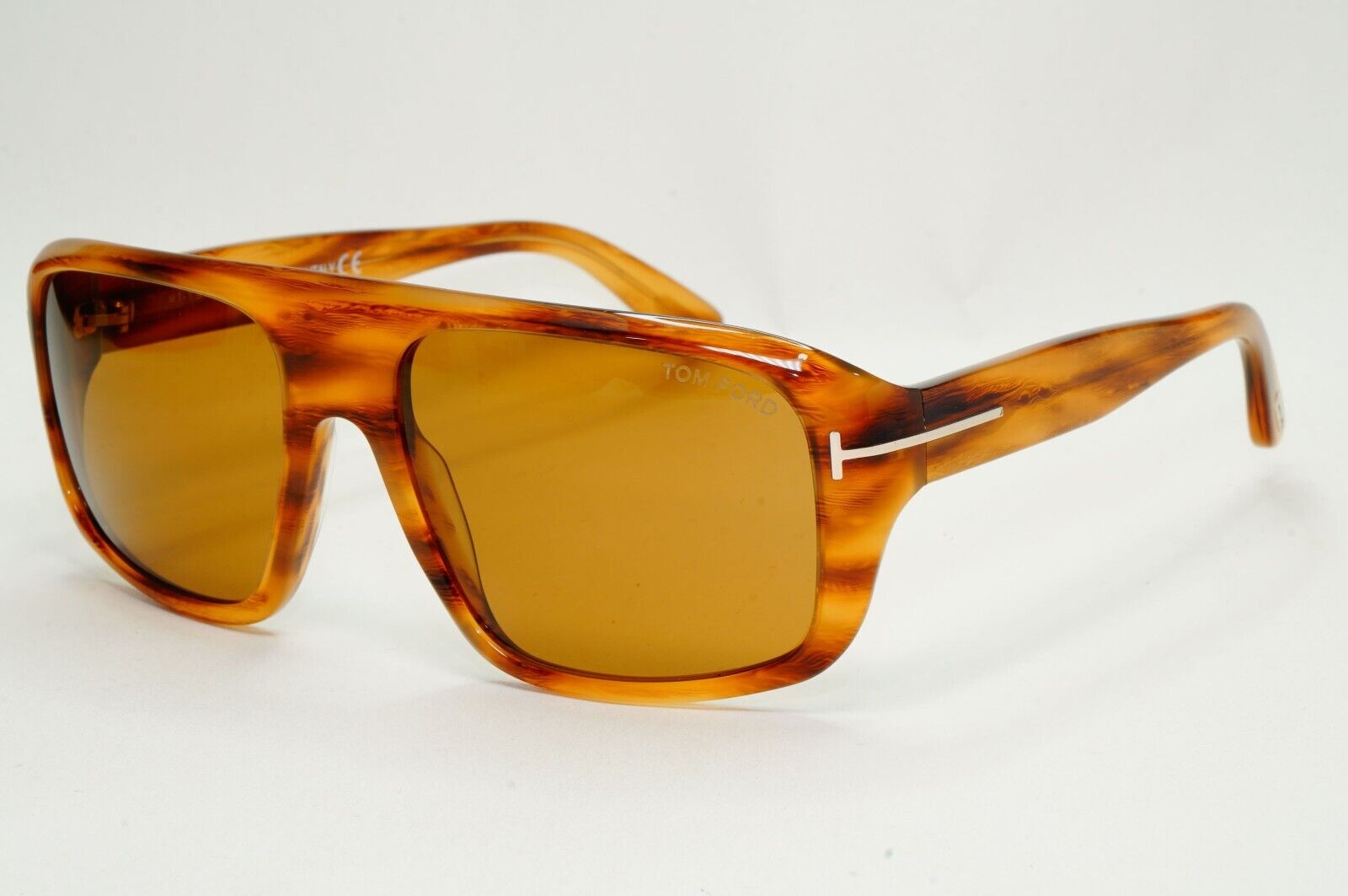 Tom Ford Sunglasses Duke Brown Tortoise Sqaure Navigator FT0754 TF 754 56E 59mm