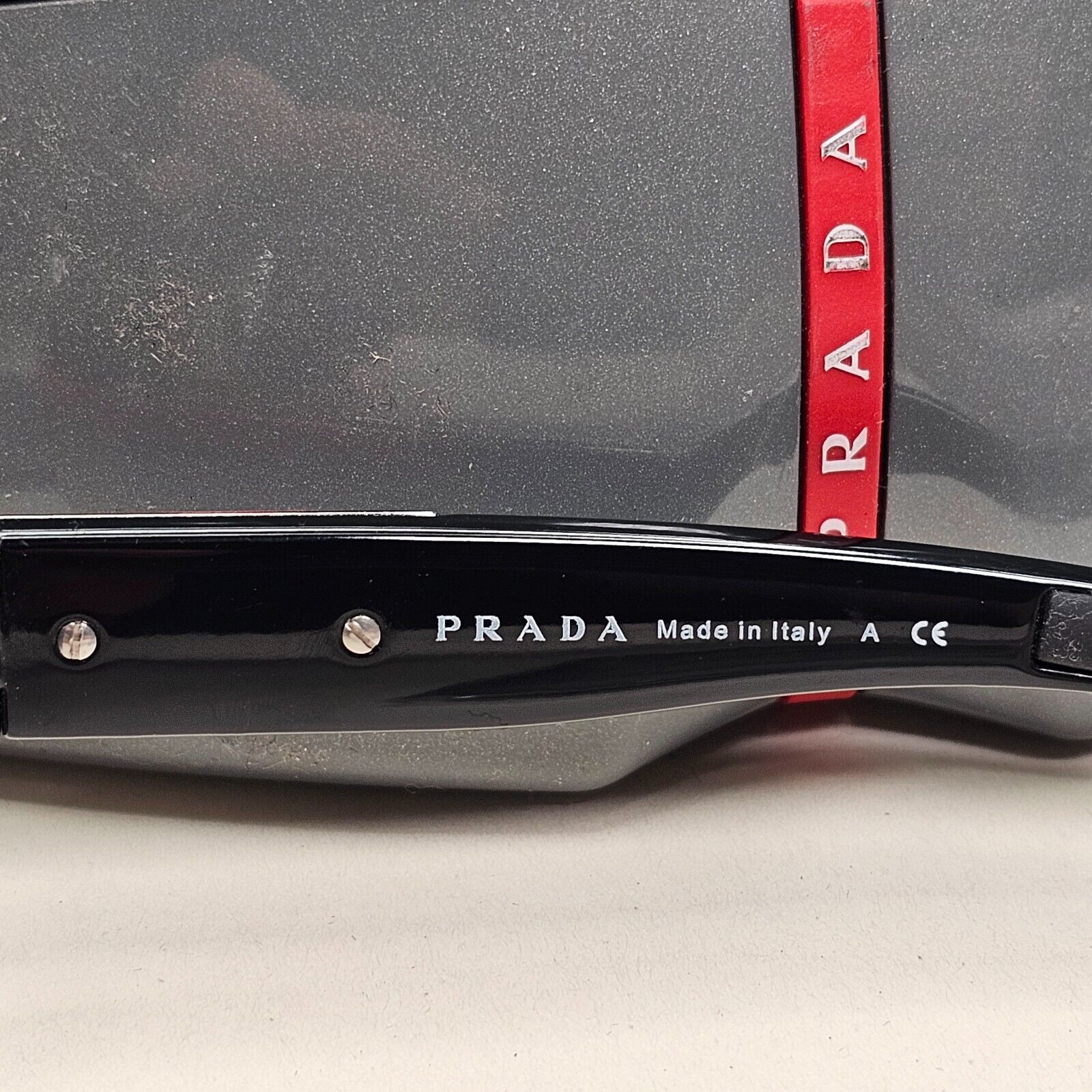 Prada Sunglasses 2006 Vintage Gunmetal Black Pilot PS50HS SPS 50H 5AV-1A1 041124