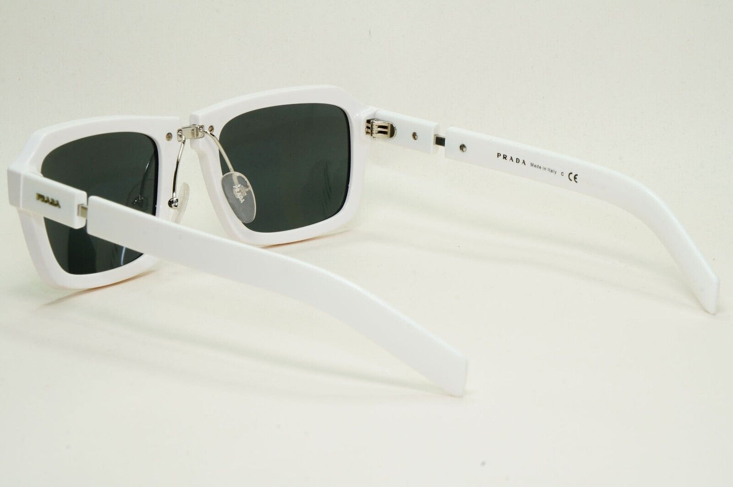 Prada Sunglasses 2019 White Square Black PR09XS SPR 09X 4AO-5S0 120824