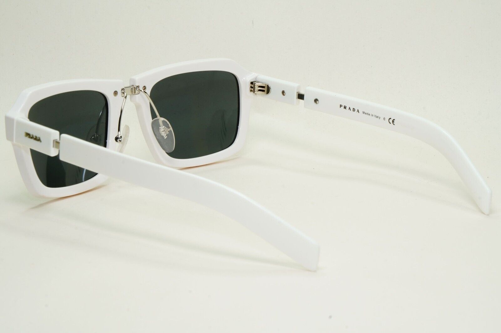Prada Sunglasses 2019 White Square Black PR09XS SPR 09X 4AO-5S0 120824
