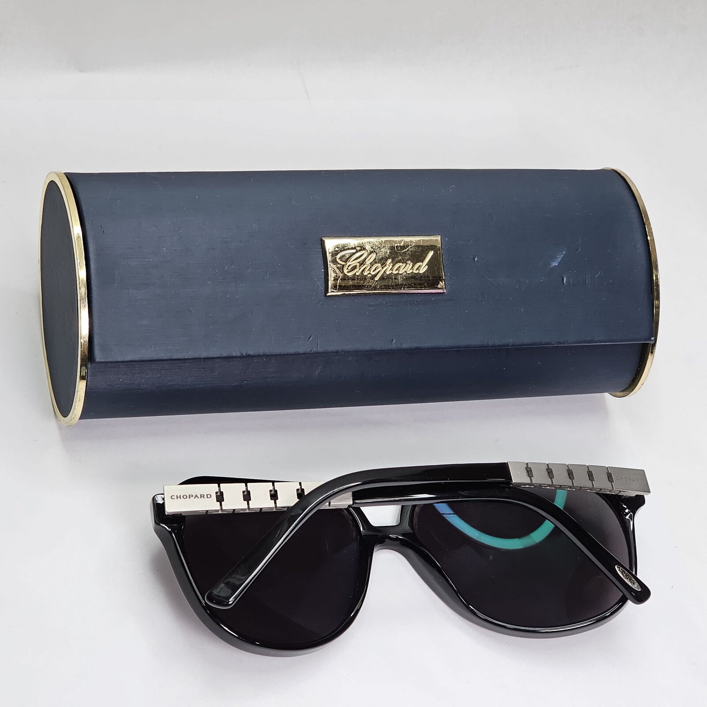 Chopard Sunglasses Black Polarized Year 2017 Pilot Grey SCH 179 700P 131223