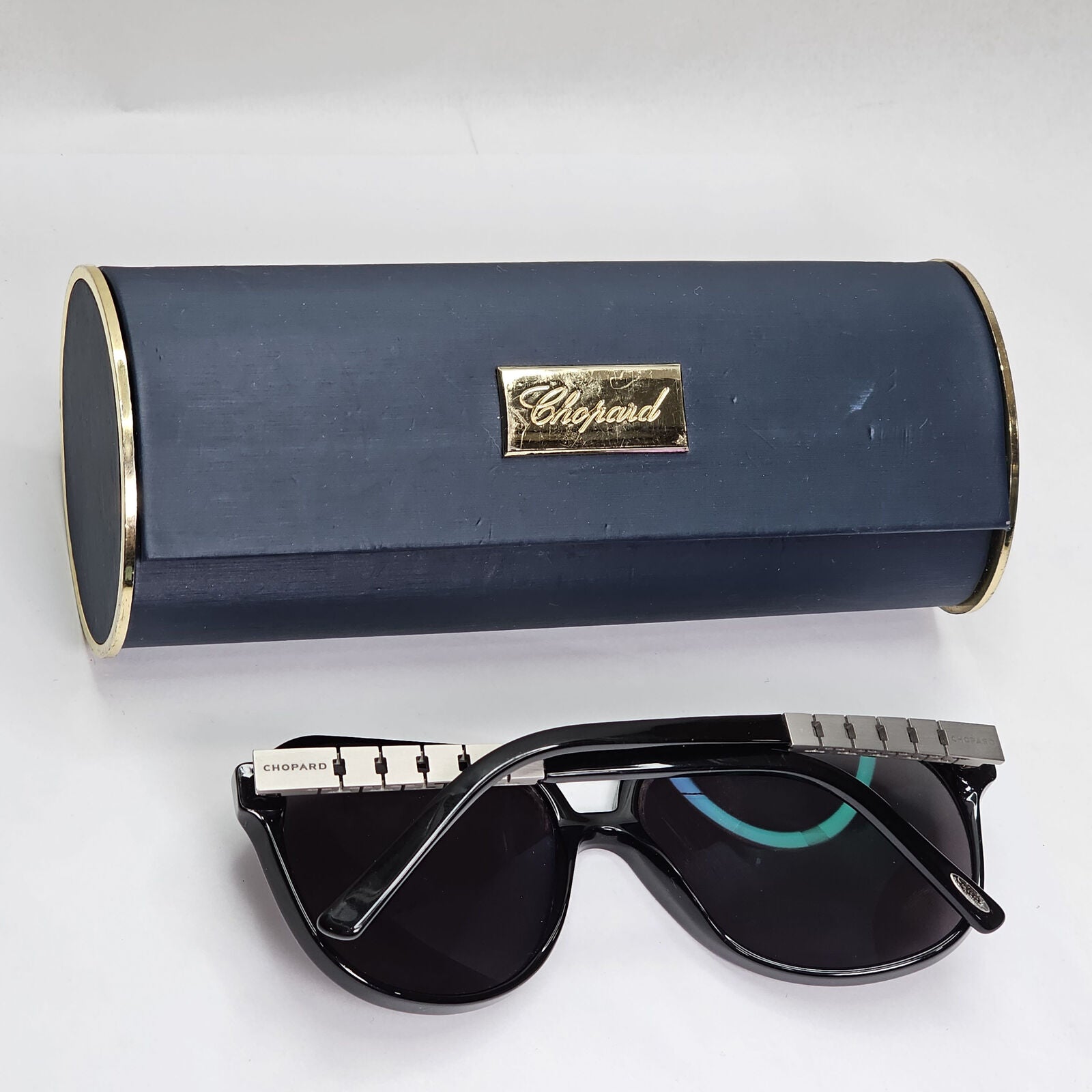 Chopard Sunglasses Black Polarized Year 2017 Pilot Grey SCH 179 700P 131223
