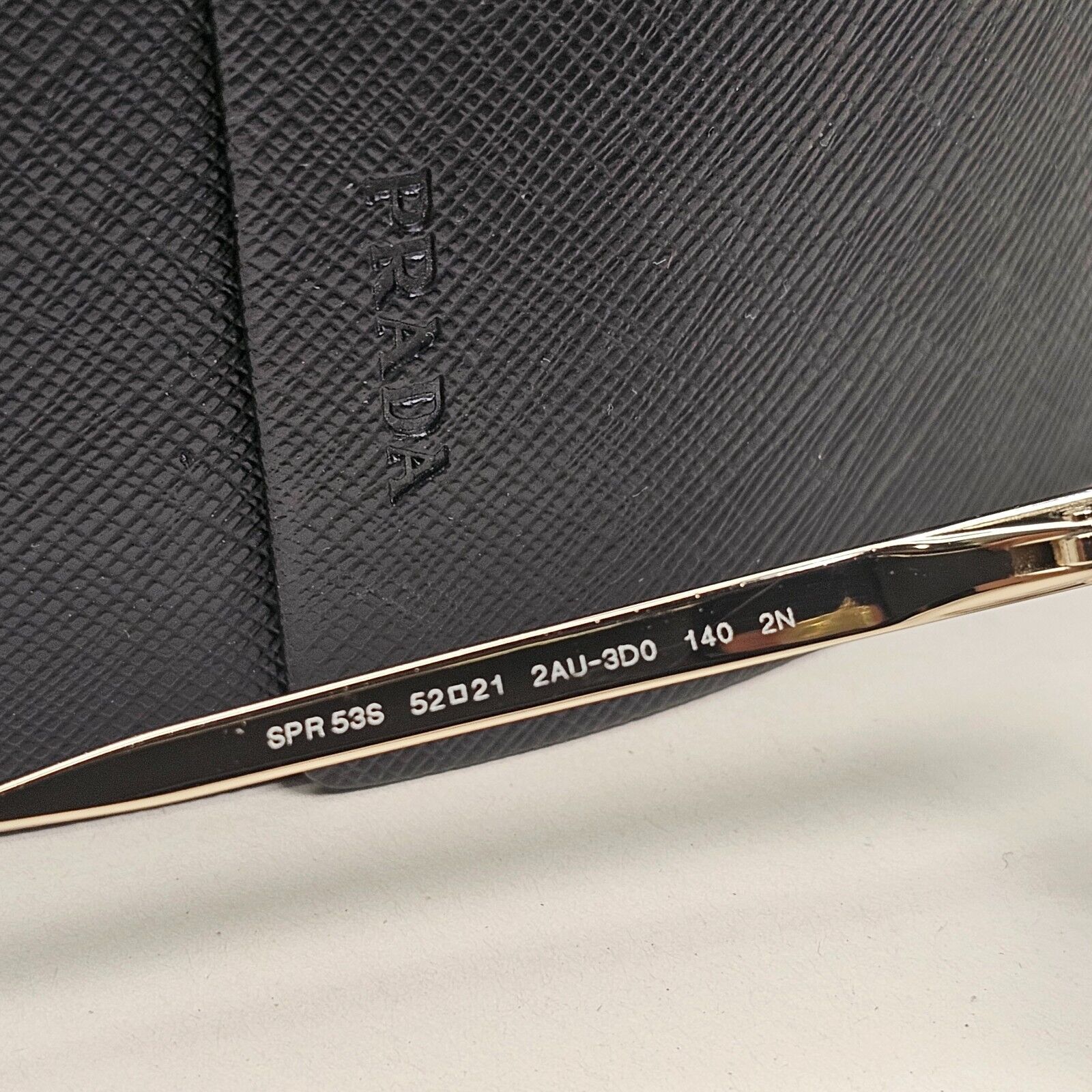 Prada Sunglasses Cinema Gold Brown Tortoise Square PR53SS SPR 53S 2AU-3D0 171024