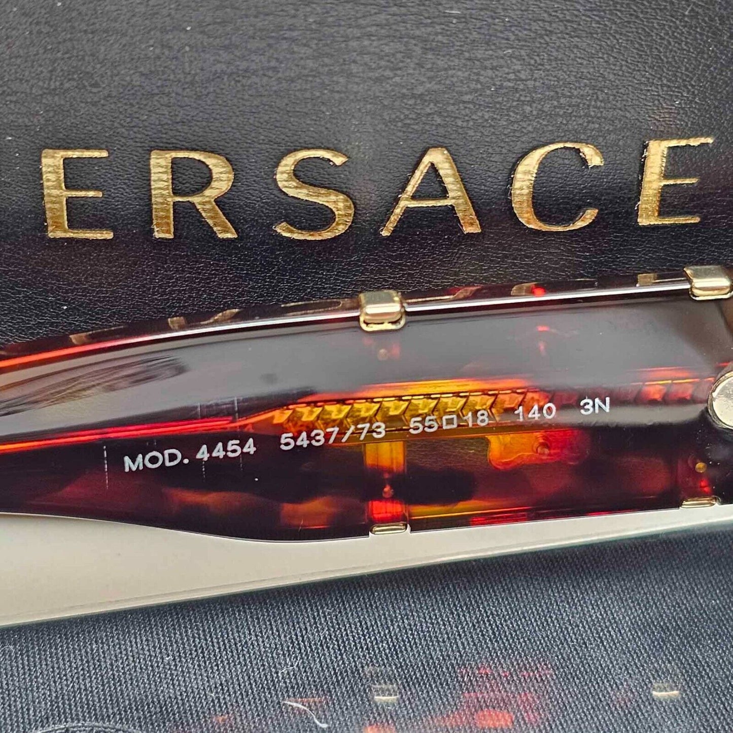 Versace Sunglasses Brown Gold Medusa Rectangle MOD VE 4454 5437/73 55mm