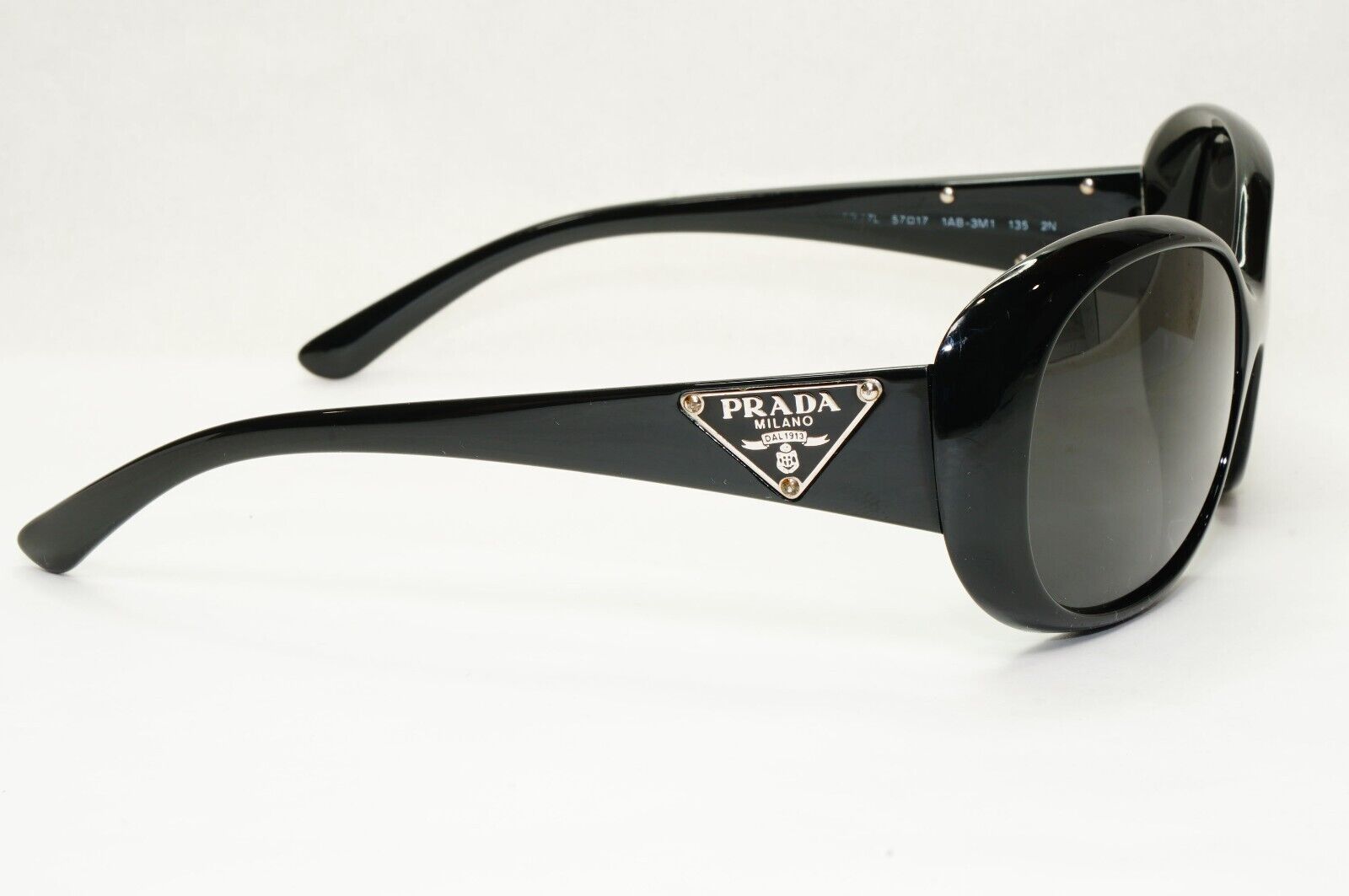 Prada Sunglasses 2010 Triangle Logo Black PR27LS SPR 27L 1AB-3M1 111223