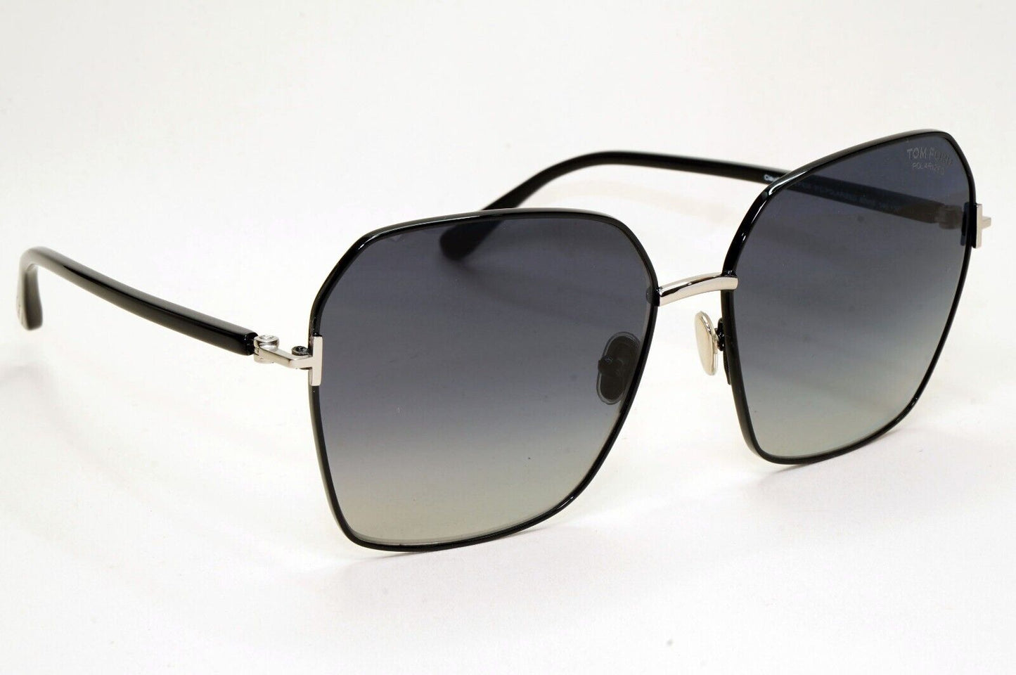 Tom Ford Sunglasses Claudia-02 Black Polarised Grey Large FT0839 TF839 01D 62mm