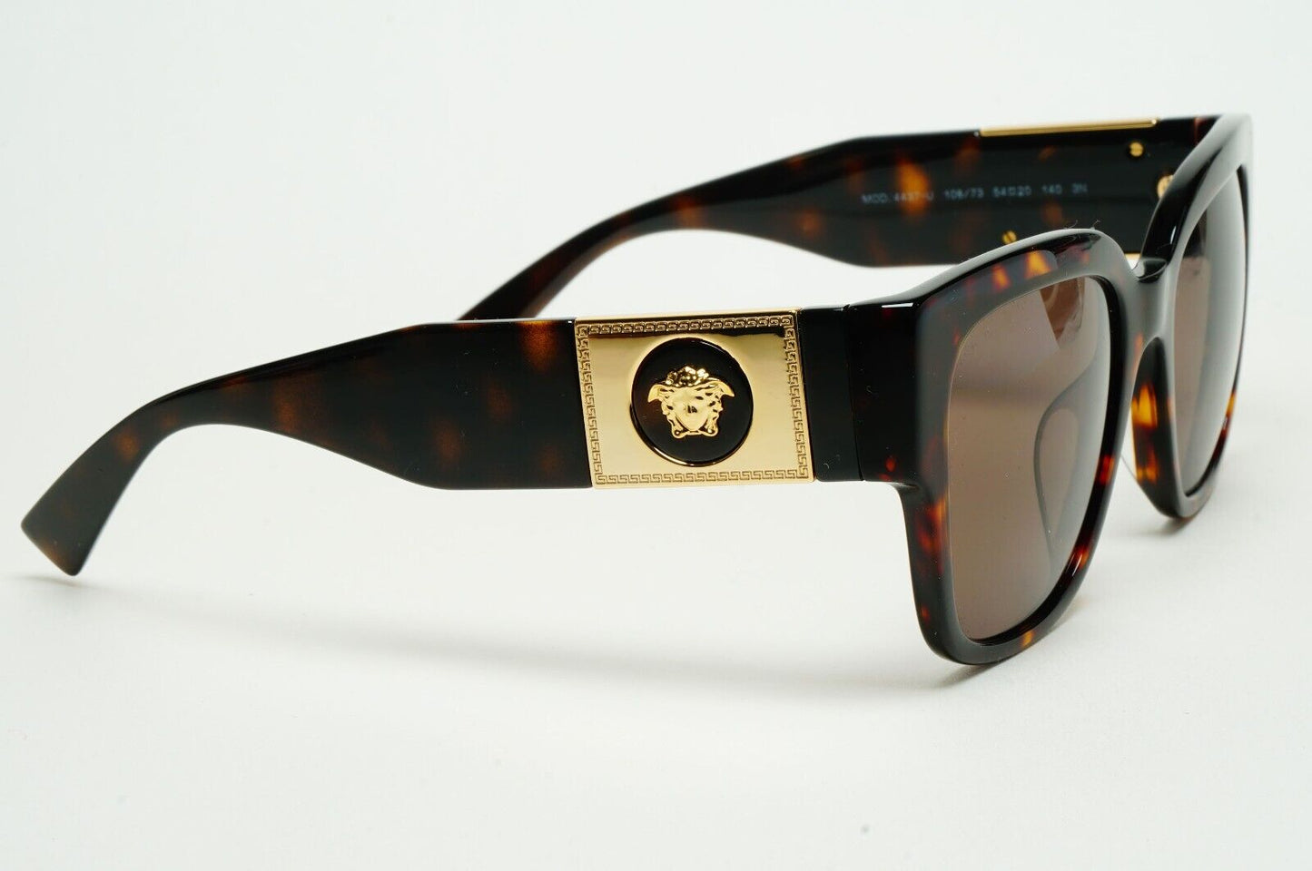 Versace Sunglasses Oversized Medusa Brown Tortoise Gold MOD VE 4437-U 108/73