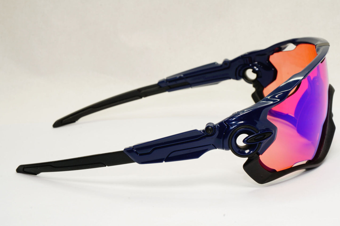 Oakley Sunglasses Jawbreaker Shield Black Navy Blue Prizm Trail OO 9290 04