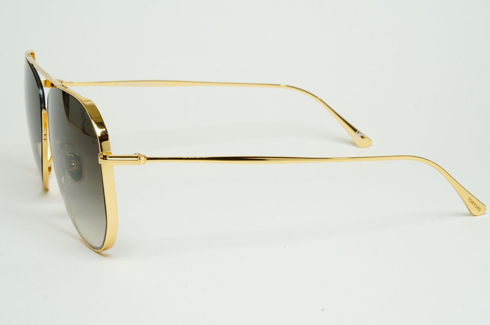 Tom Ford Sunglasses Charles-02 Gold Brown Grey Gradient Square FT0853 TF 853 30B