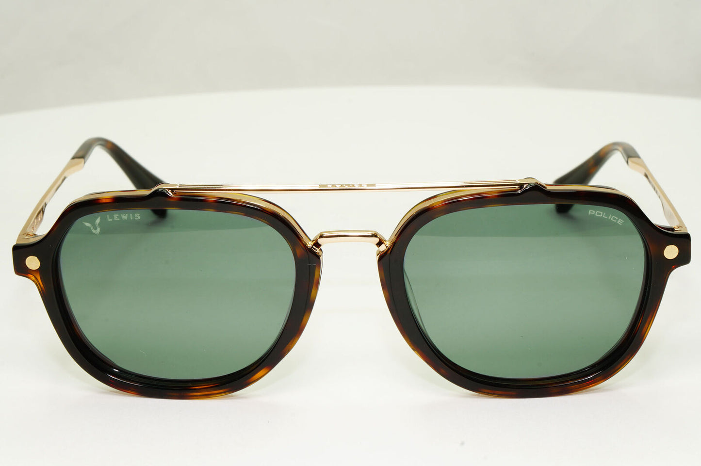 Police Lewis Hamilton F1 Sunglasses Brown Gold Green Tortoise SPL A26N COL 300Y