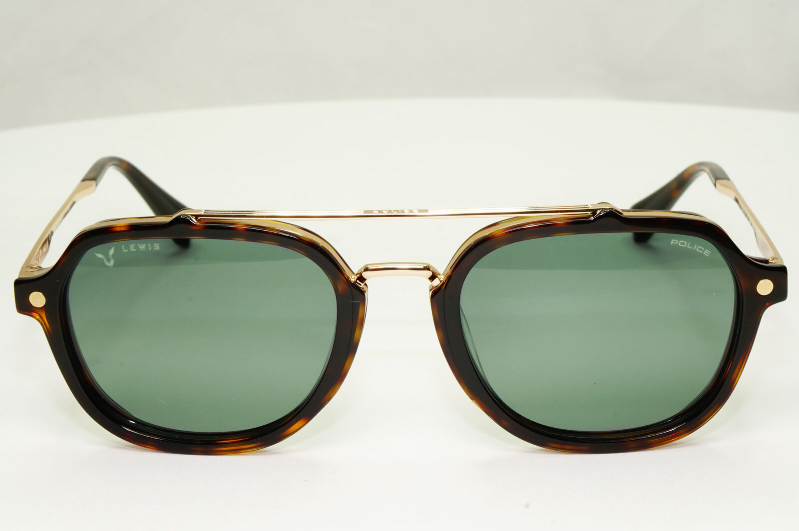 Police Lewis Hamilton F1 Sunglasses Brown Gold Green Tortoise SPL A26N COL 300Y