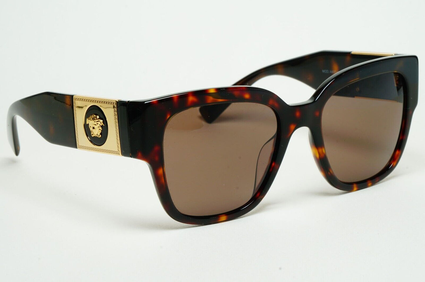 Versace Sunglasses Oversized Medusa Brown Tortoise Gold MOD VE 4437-U 108/73
