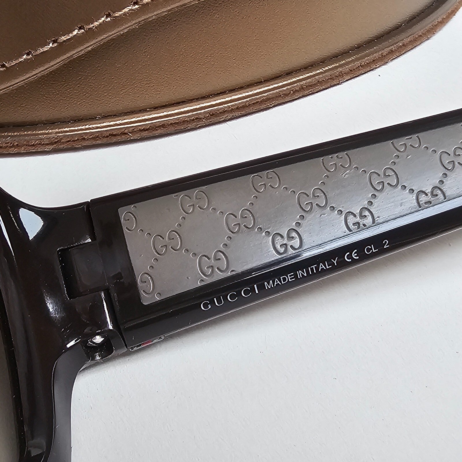 Gucci Sunglasses 2007 Vintage Dark Brown Wrap Gradient GG 1012/S COKDB 140325