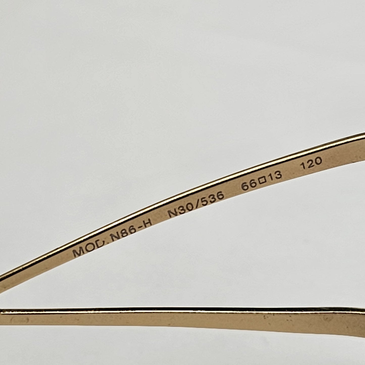 Versace Sunglasses 2004 Vintage Rimless Gold Medusa Crystal N86-H N30/536 270124