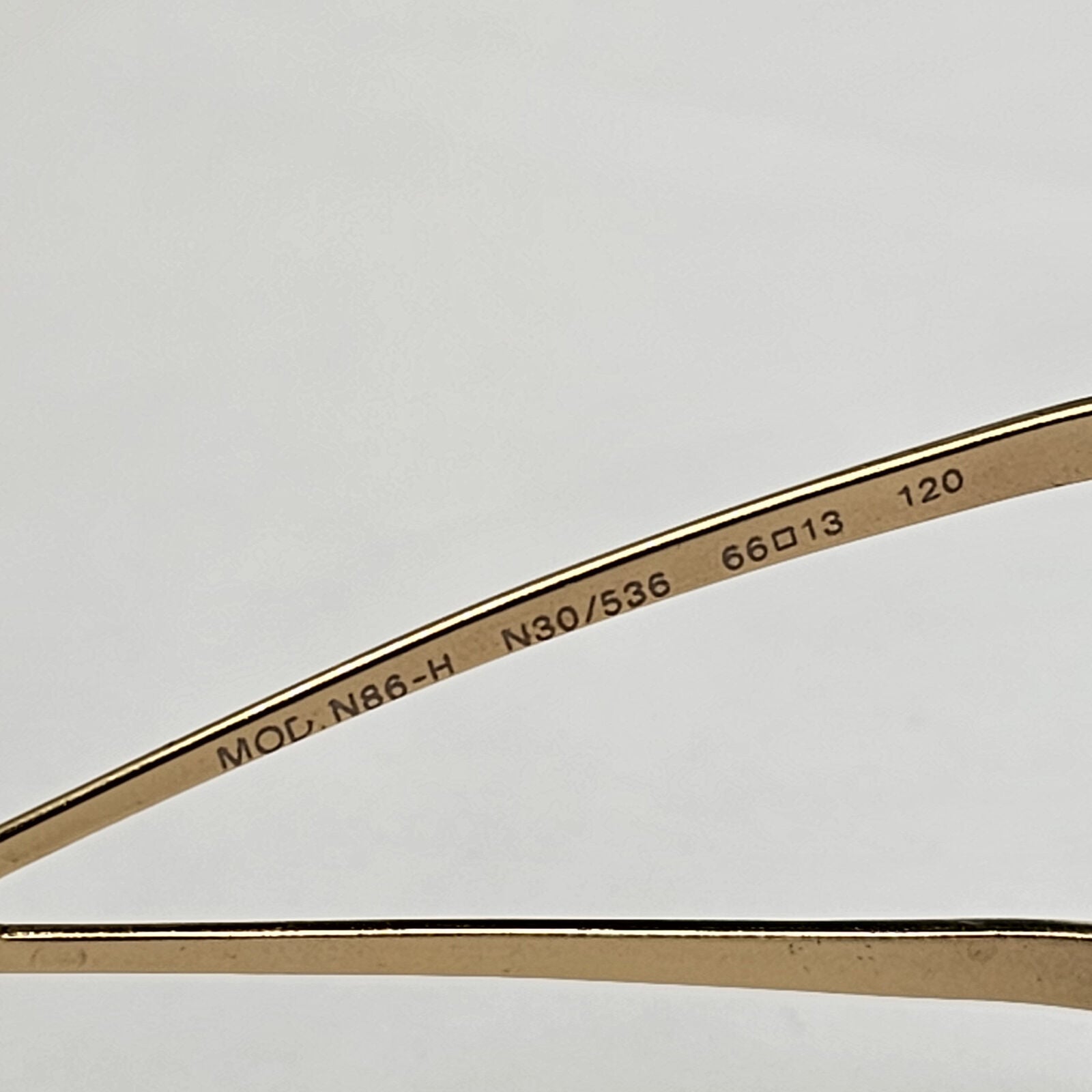 Versace Sunglasses 2004 Vintage Rimless Gold Medusa Crystal N86-H N30/536 270124