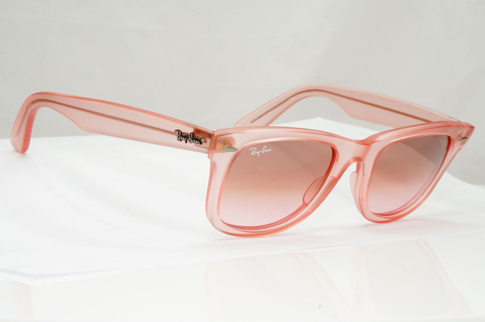 Ray-Ban Sunglasses Wayfarer Ice Pop Watermelon Pink Brown RB 2140 6057/X3 50mm