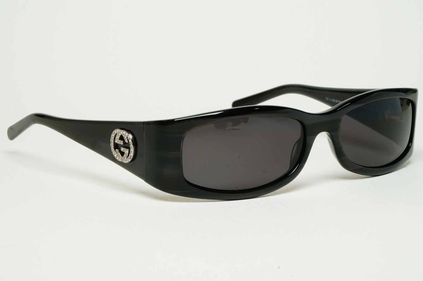 Gucci Sunglasses 1999 Vintage Dark Grey Rectangle Small GG 2526/S AD7 070325
