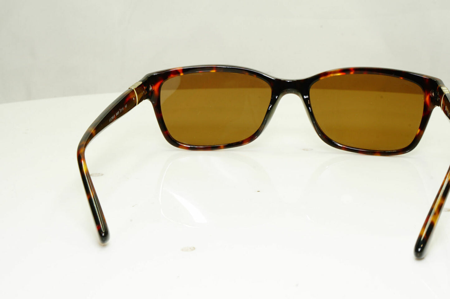 Vogue Tortoiseshell Brown Sunglasses Crystal Gold Rectangle 2765 W656 33498