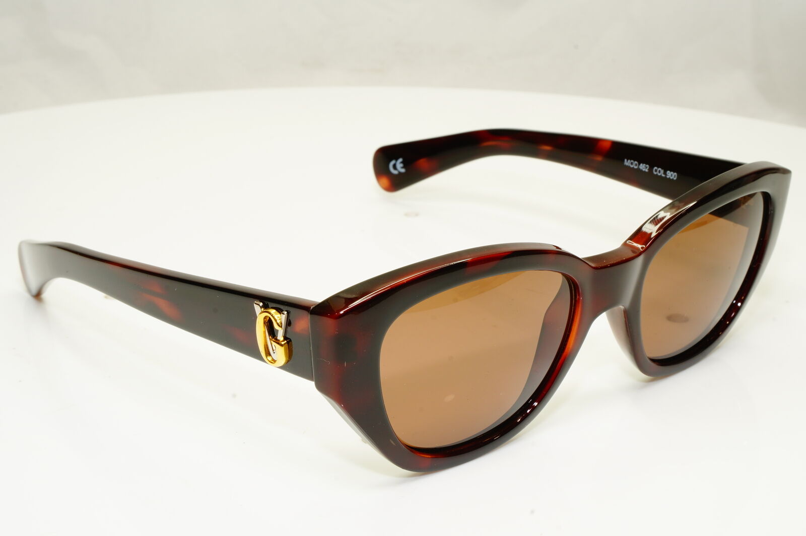 Gianni Versace 1996 Womens Vintage Gold Brown Sunglasses MOD 462 COL 900