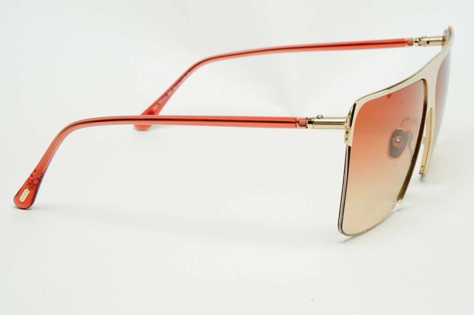 Tom Ford Sunglasses Sofi Gold Brown Gradient Square FT0840 TF 840 28T 61mm