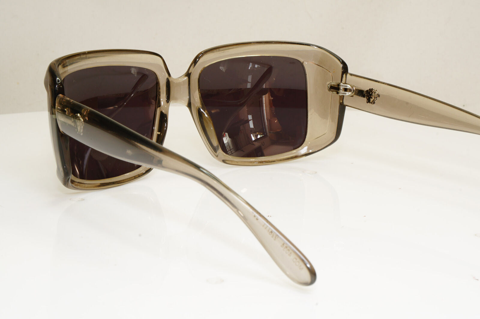 Authentic VERSACE Womens Vintage Medusa Sunglasses Grey Square 4034 228/11 29826