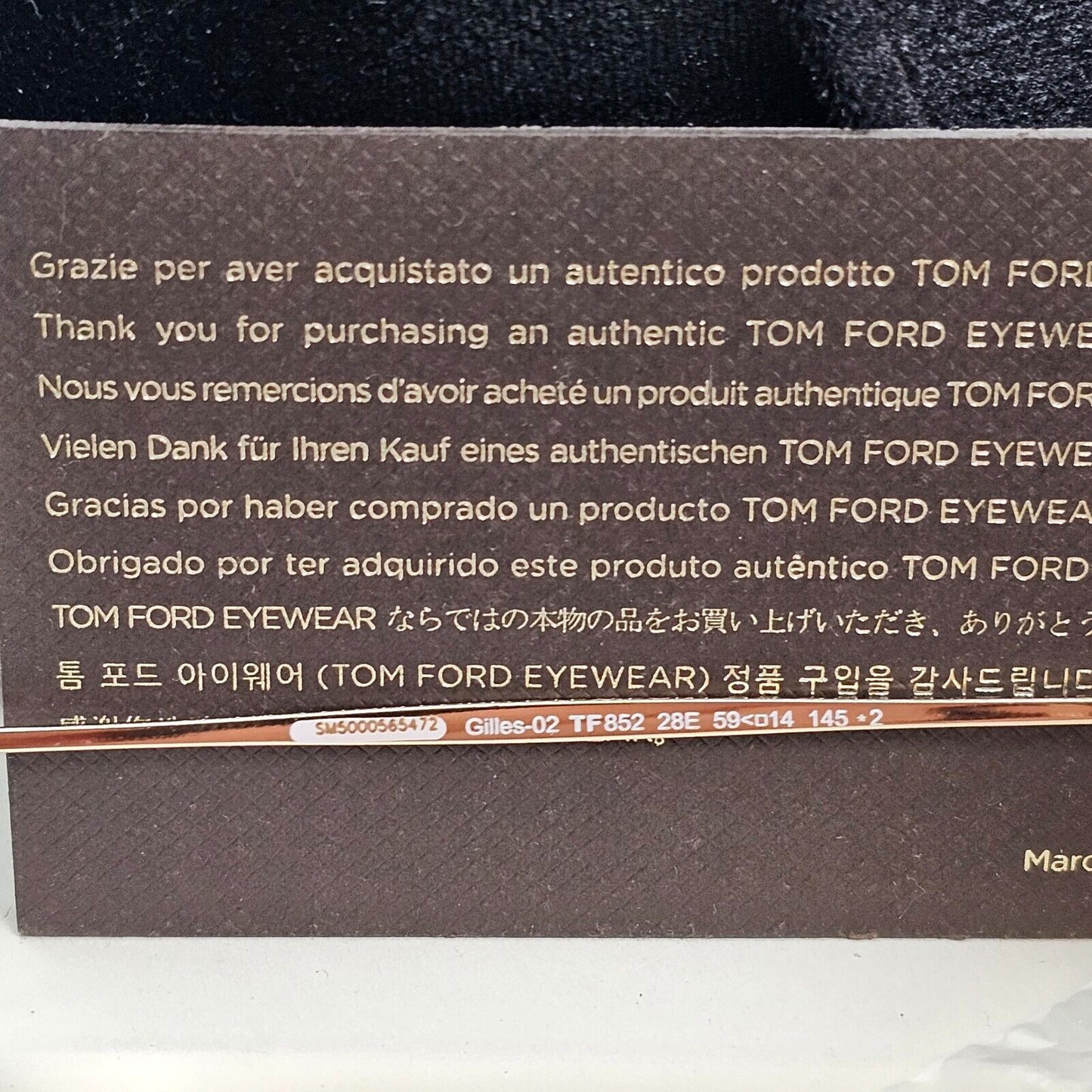 Tom Ford Sunglasses Gilles-02 Gold Brown Metal Navigator Pilot FT0852 TF 852 28E