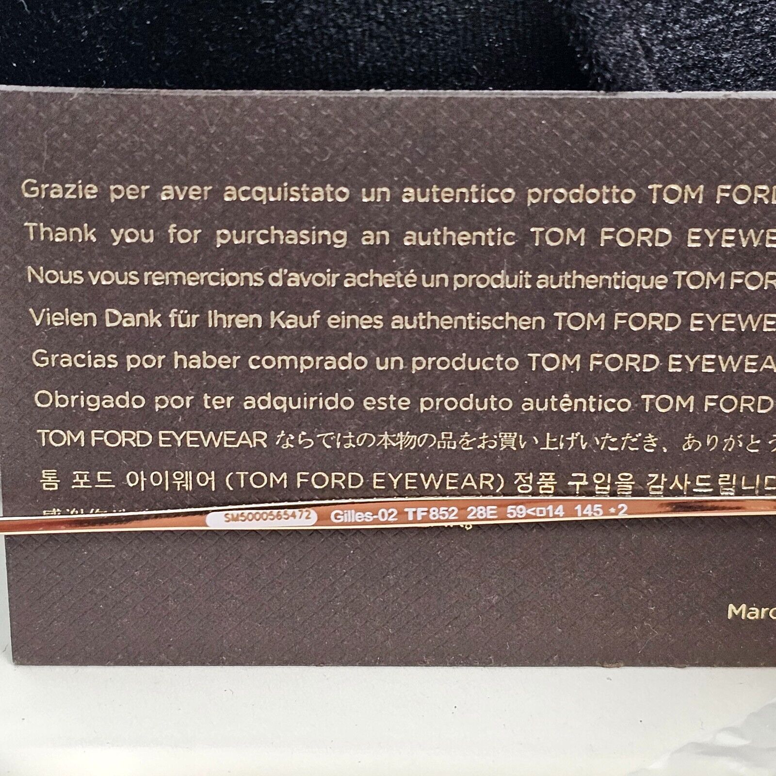 Tom Ford Sunglasses Gilles-02 Gold Brown Metal Navigator Pilot FT0852 TF 852 28E