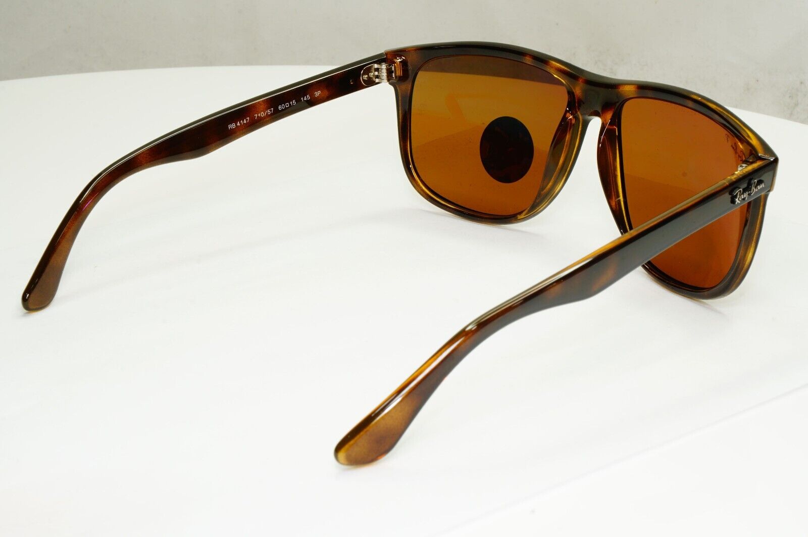 Ray-Ban Sunglasses Polarised Brown Tortoiseshell Boyfriend RB 4147 710/57 60mm