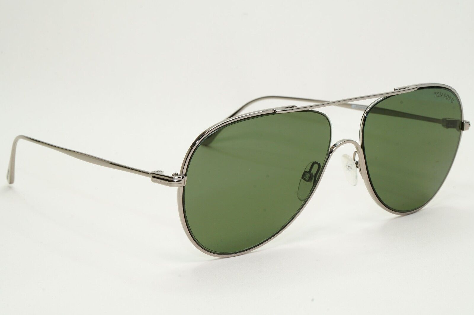 Tom Ford Sunglasses Anthony Gunmetal Green Metal Pilot FT0695 TF 695 14N 60mm