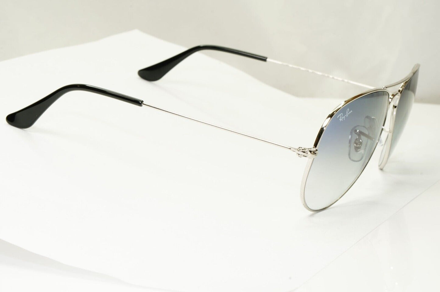 Ray-Ban Sunglasses Aviator Blue Gradient Silver Glass Lens RB 3025 003/3F 58mm