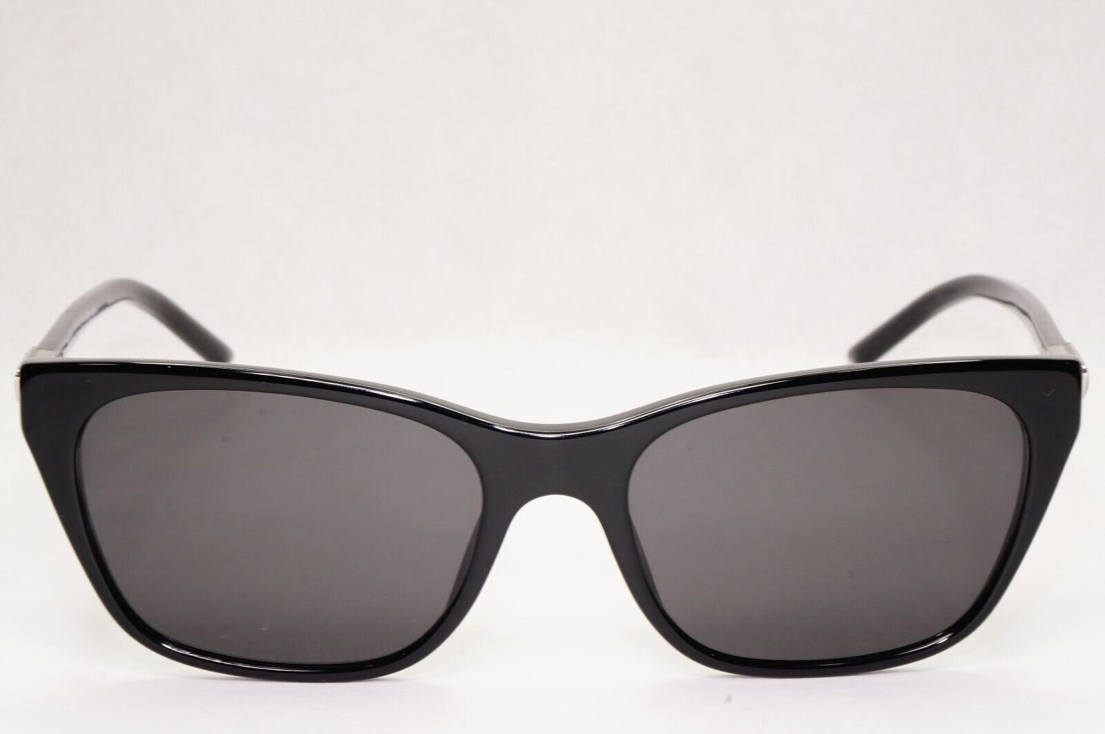 Prada Sunglasses Black Square Glossy Fashion PR05YV VPR 05Y 1AB-1O1 53mm