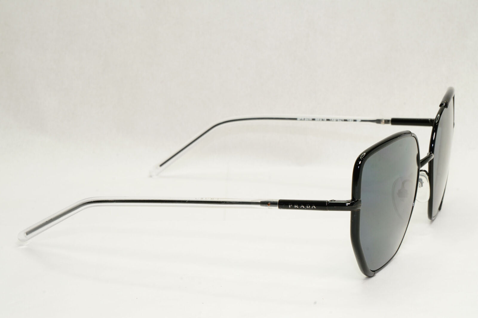 Prada Sunglasses Polarised Black Square Grey PR50WS SPR 50W 1AB-5Z1 58mm