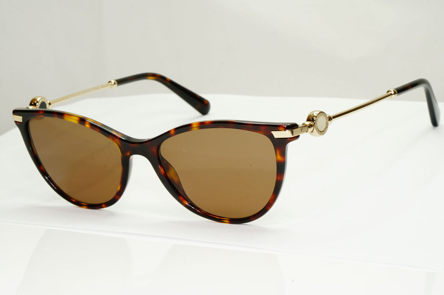 Bvlgari Sunglasses Brown Tortoiseshell Gold Square 4162 504 250123