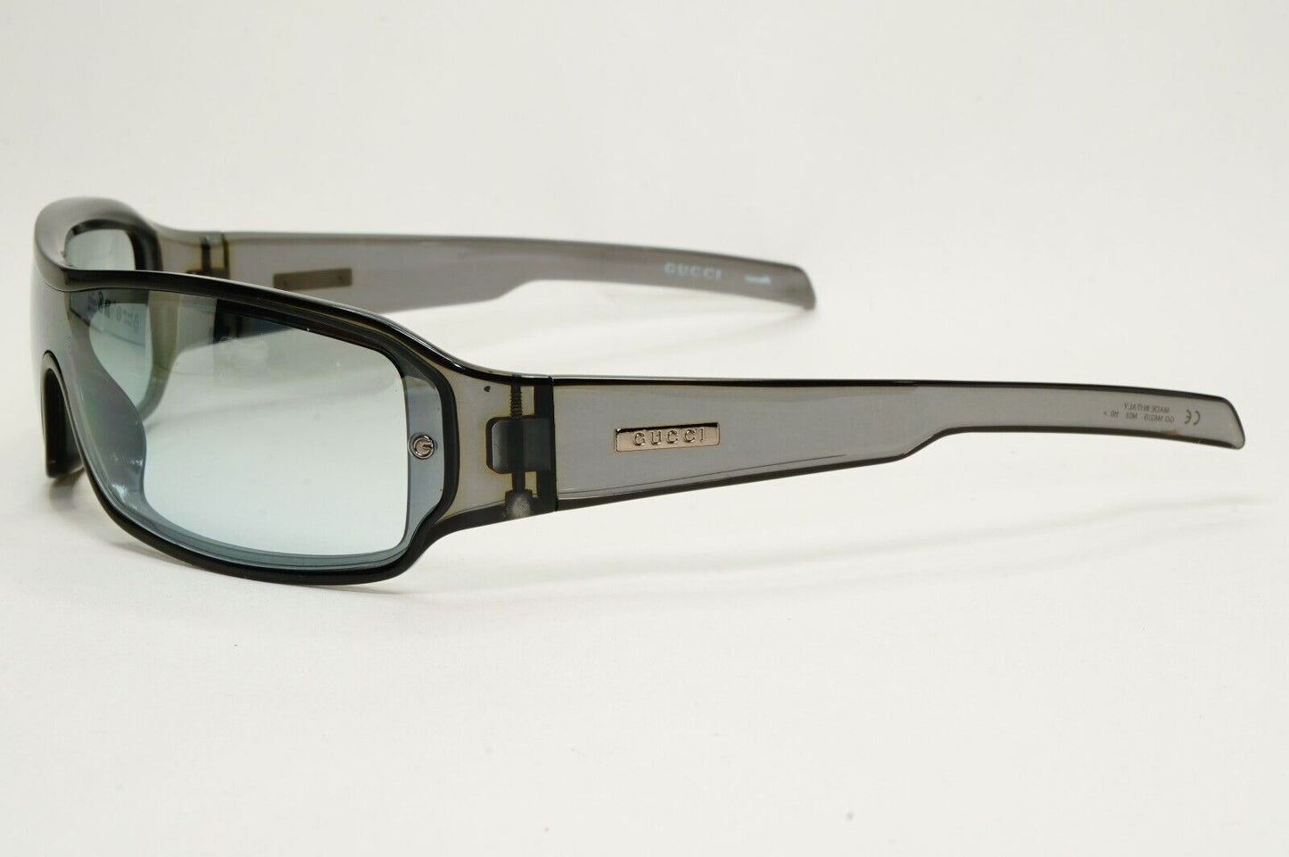 Gucci Sunglasses 1997 Vintage Grey Transparent Shield Visor GG 1462/S N03 091124
