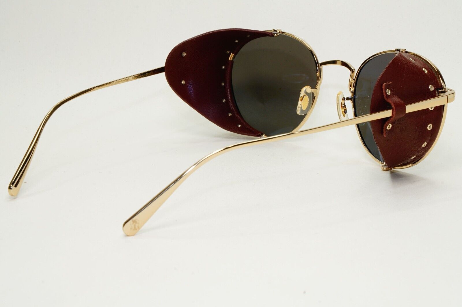 Oliver Peoples Sunglasses Cesarino-L Gold Grey Side Shields OV 1323S  5145/R5