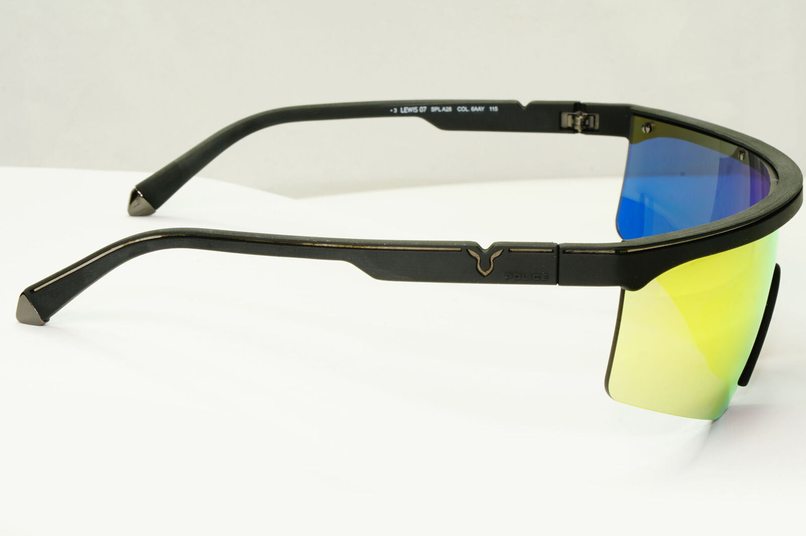 Police Lewis Hamilton F1 Sunglasses Gold Orange Mirror Shield SPL A28 COL 6AAY