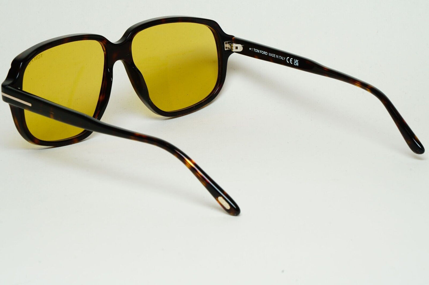 Tom Ford Sunglasses Anton Yellow Brown Tortoiseshell Square FT1024 TF 1024 52E
