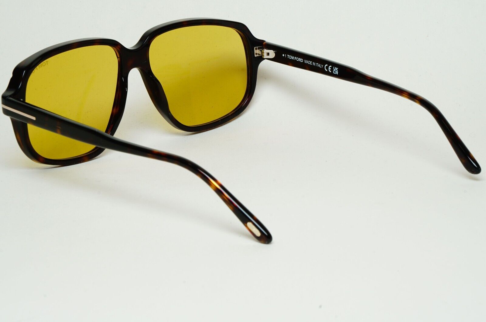 Tom Ford Sunglasses Anton Yellow Brown Tortoiseshell Square FT1024 TF 1024 52E