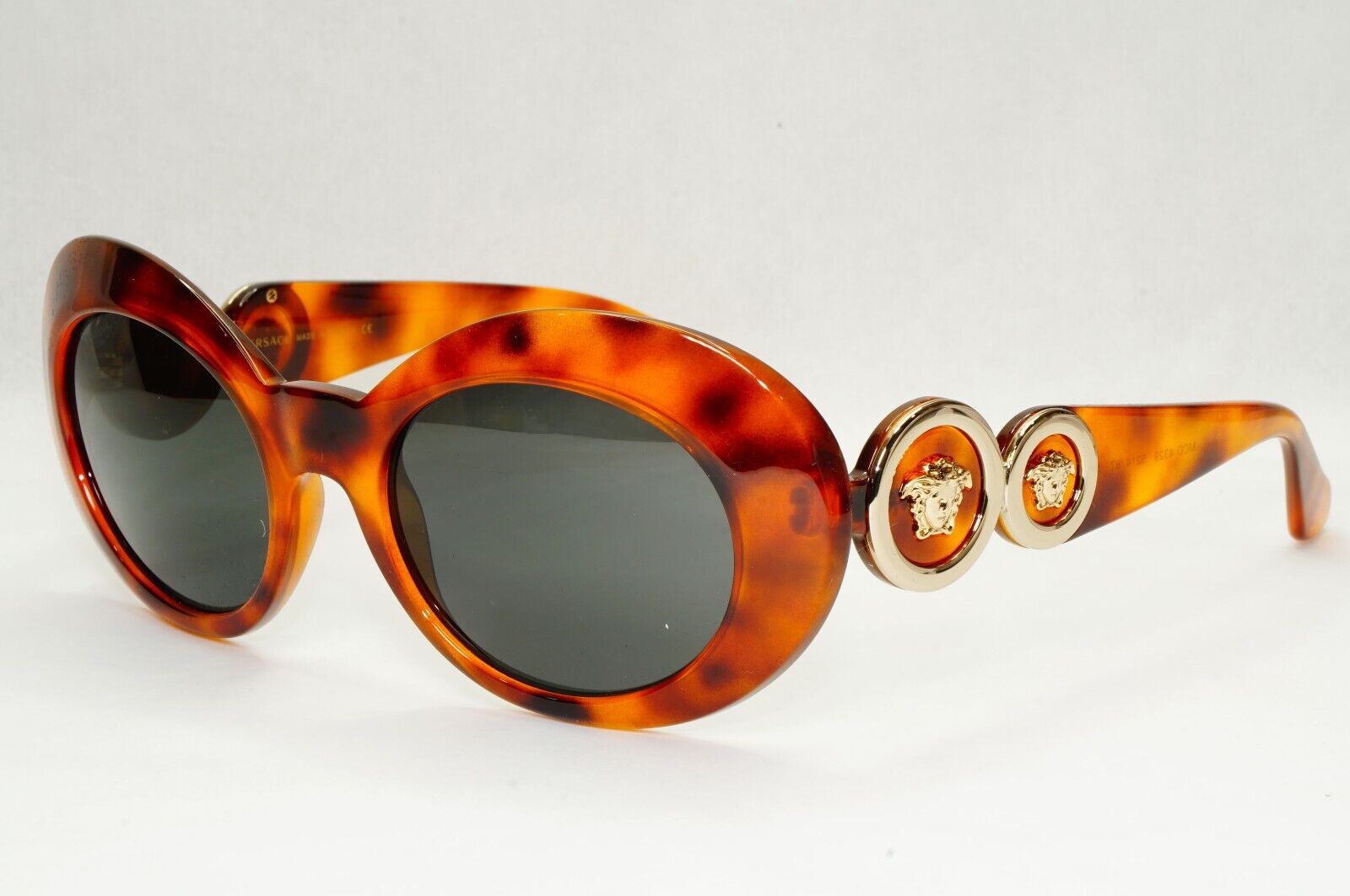 Versace Sunglasses Brown Gold Medusa 96 Tribute Collection MOD VE 4329 5214/87