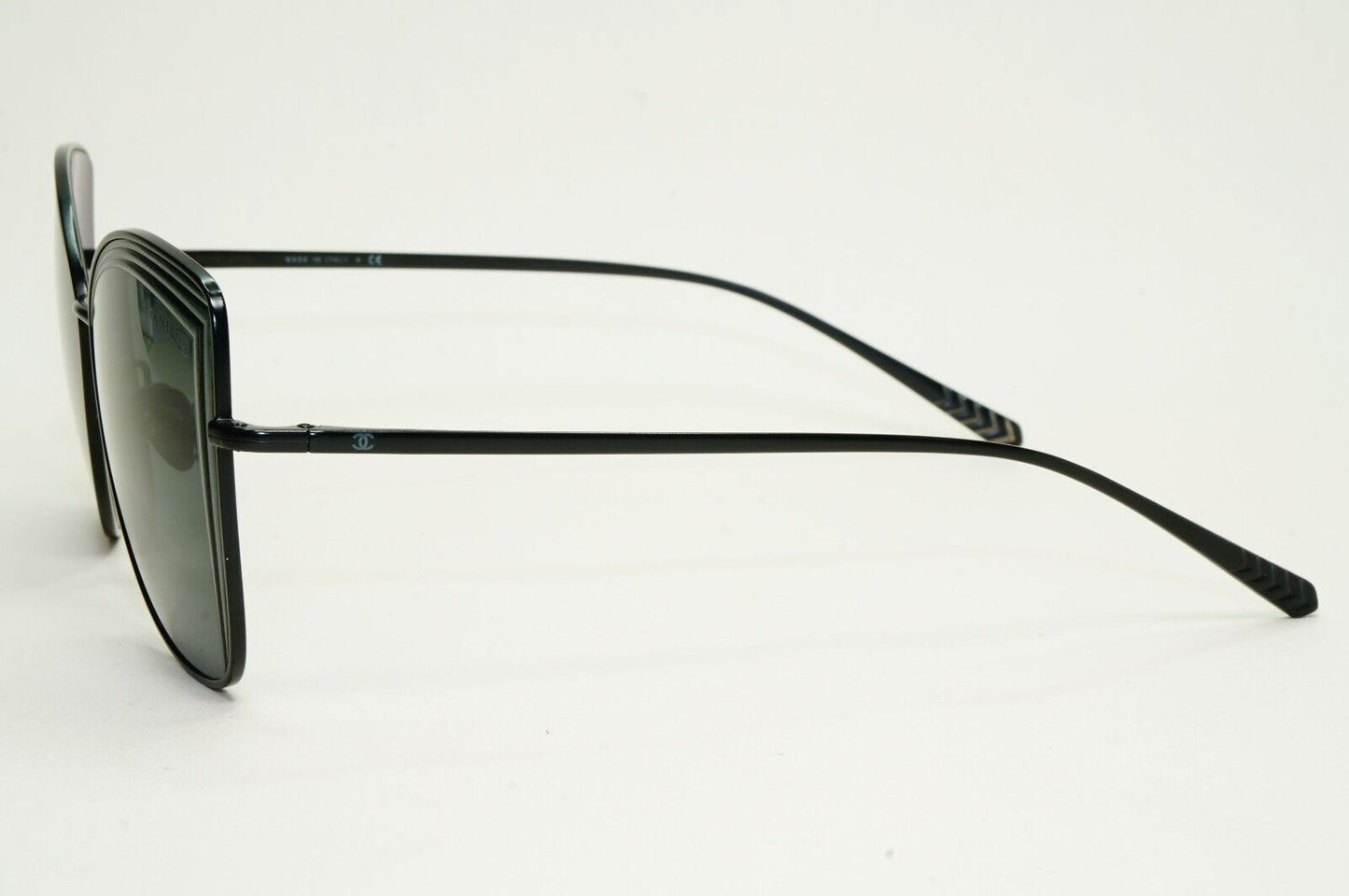 Chanel Sunglasses Black Square Metal Butterfly Large 4253 c.101/S4 59mm