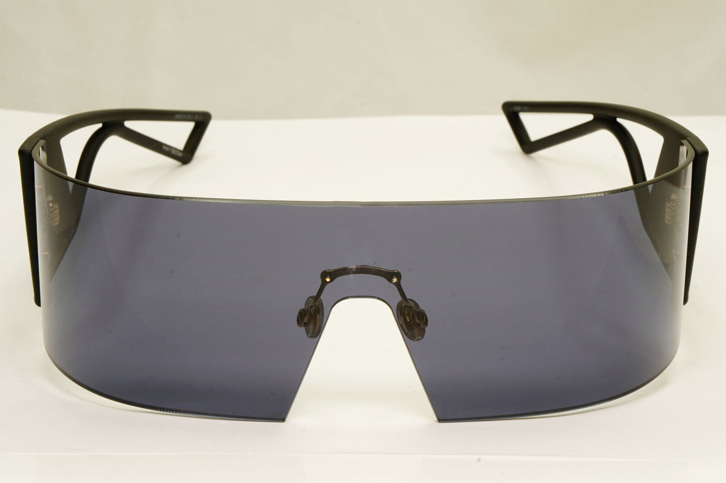 Dior Kaleidiorscopic Sunglasses Shield Visor Mask Black Grey Gold 003IR