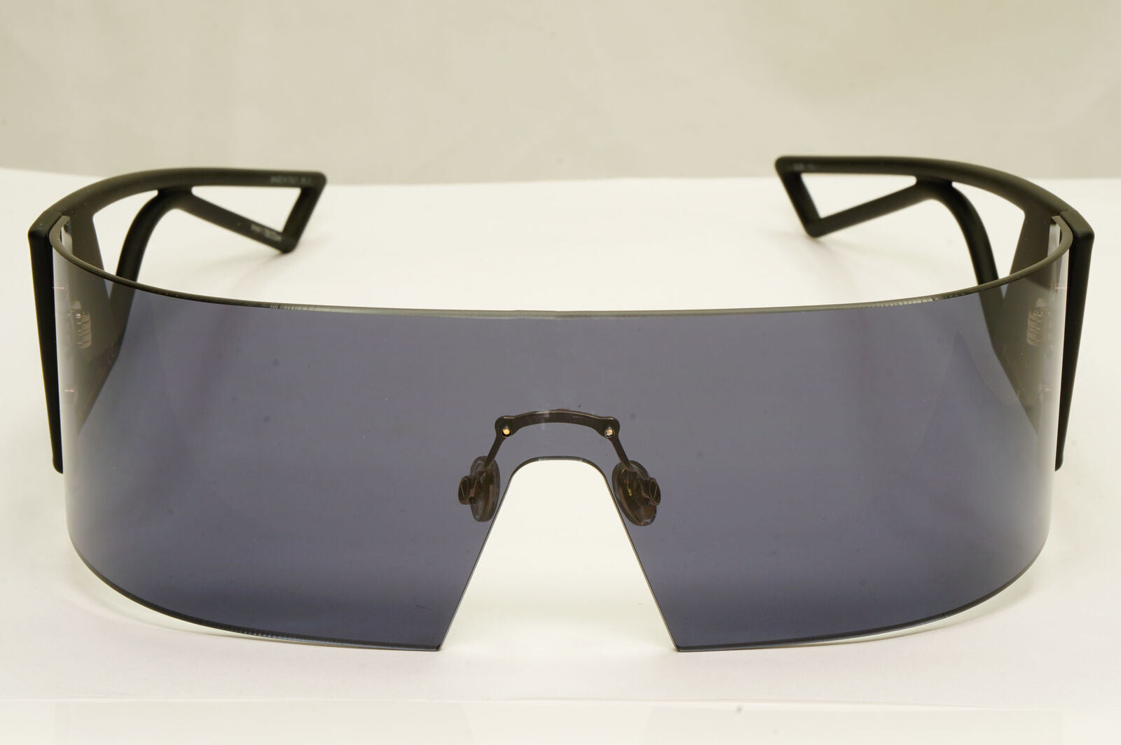 Dior Kaleidiorscopic Sunglasses Shield Visor Mask Black Grey Gold 003IR