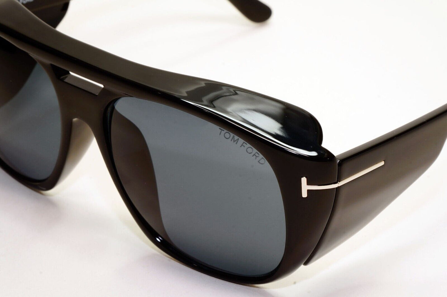 Tom Ford Sunglasses Fender Black Side Shields Square Large FT0799 TF 799 01A