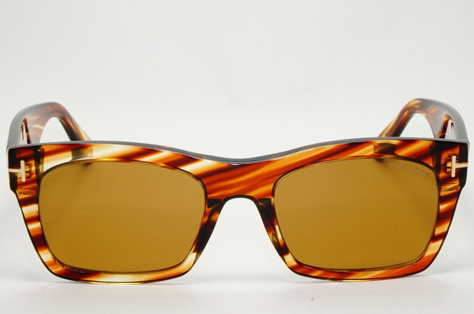 Tom Ford Sunglasses Nico-02 Brown Transparent Honey FT1062 TF 1062 56E