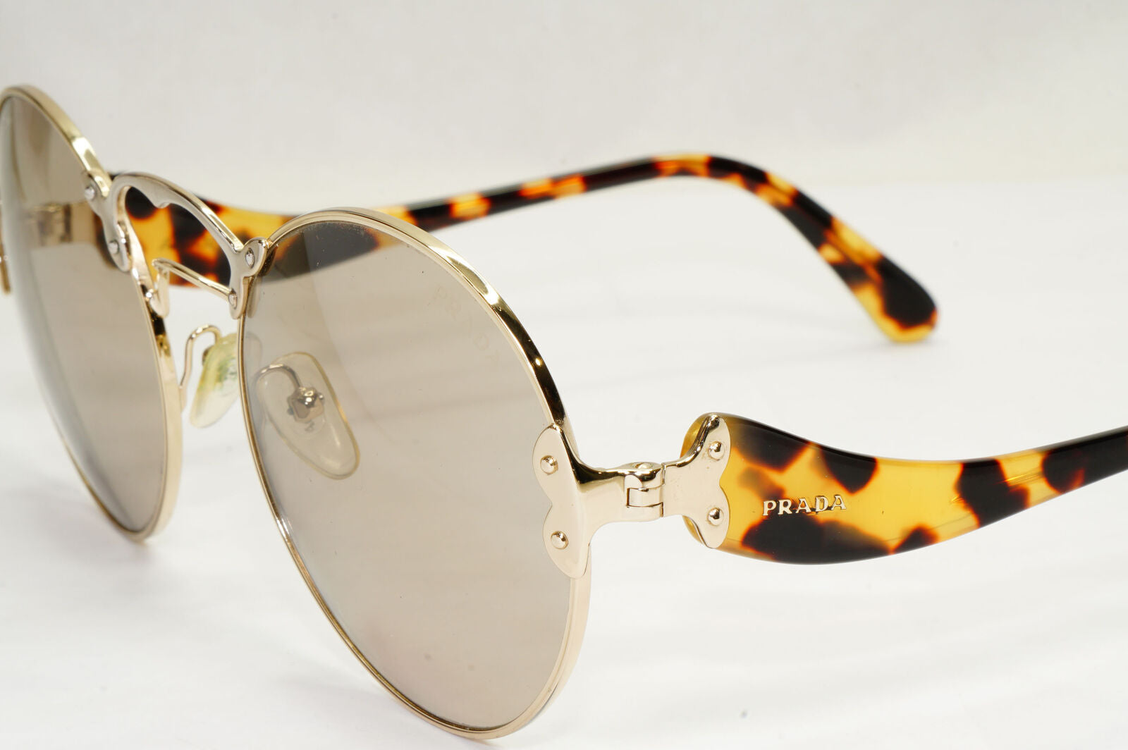 Prada Sunglasses 2016 Wanderer Gold Brown Ornate PR55TS SPR 55T ZVN-5J2 200124