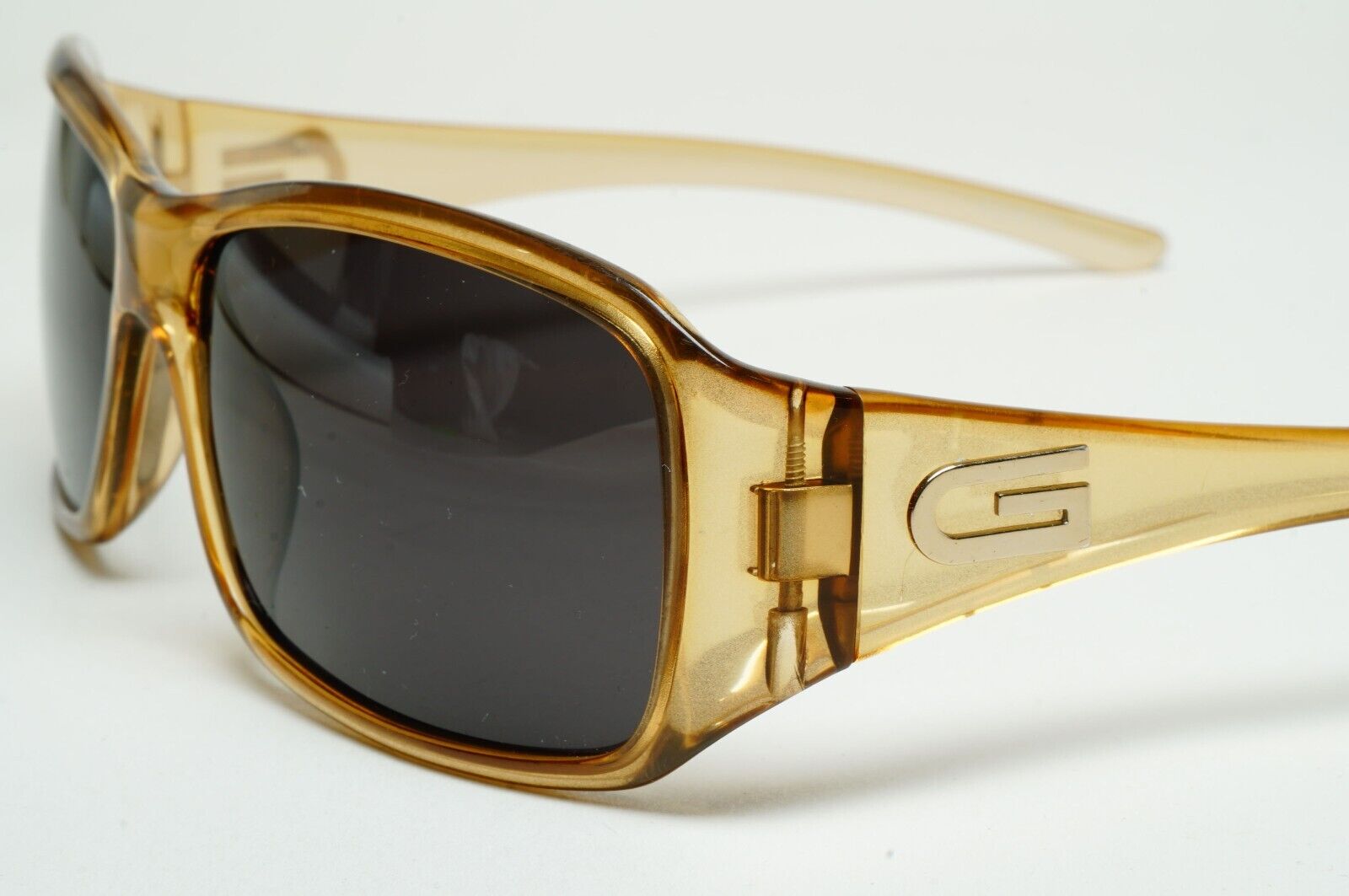 Gucci Sunglasses 2000 Vintage Black Honey Brown Transparent GG 2550/S LV6 310125