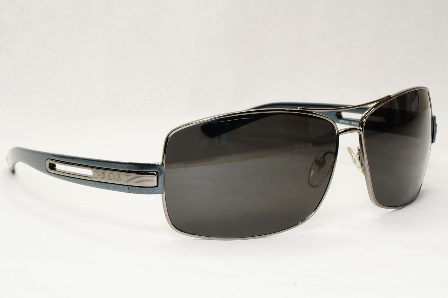 Prada Sunglasses 2011 Grey Metallic Silver Wrap PR54IS SPR 54I 5AV-4S1 131223