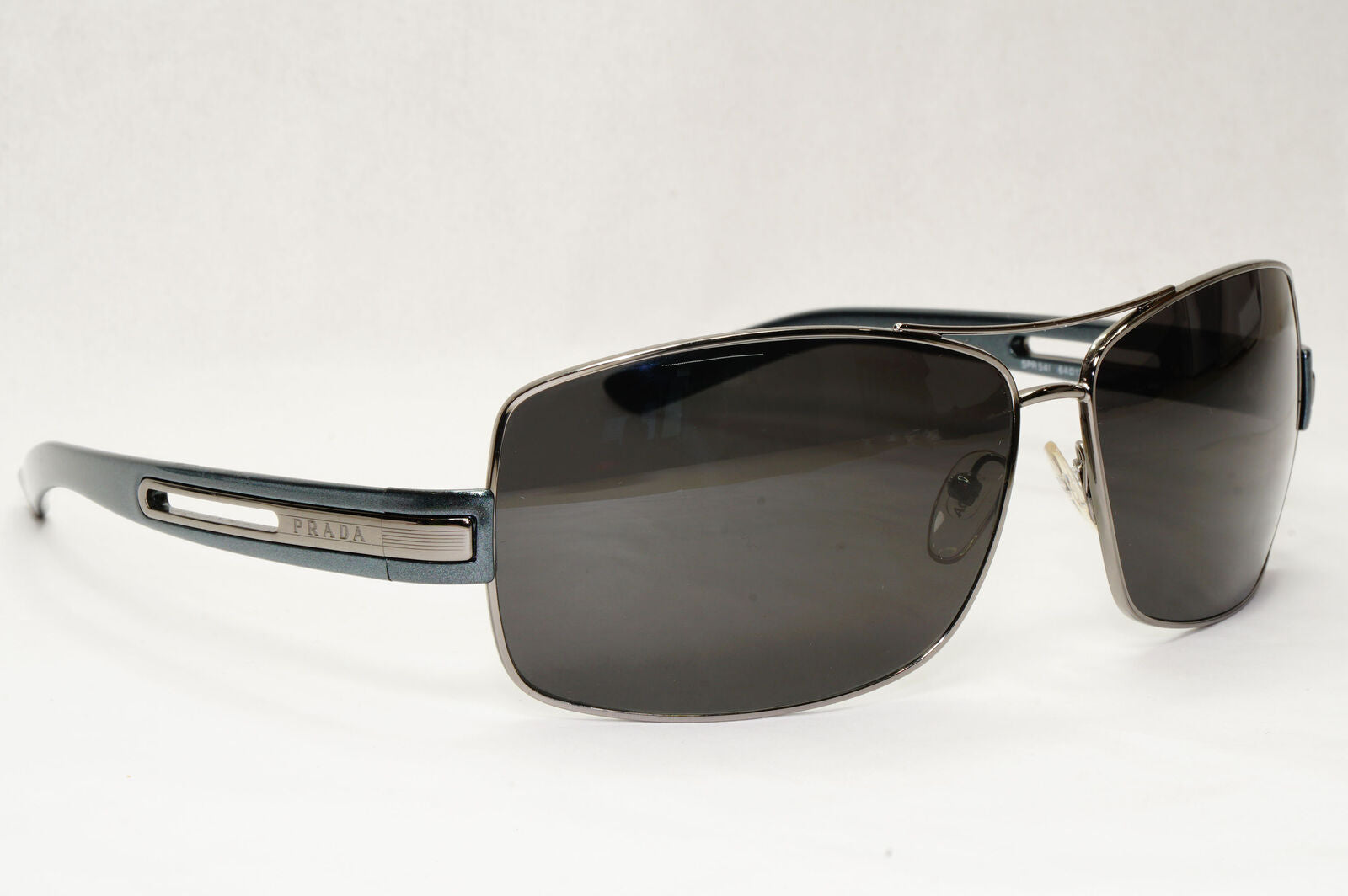 Prada Sunglasses 2011 Grey Metallic Silver Wrap PR54IS SPR 54I 5AV-4S1 131223